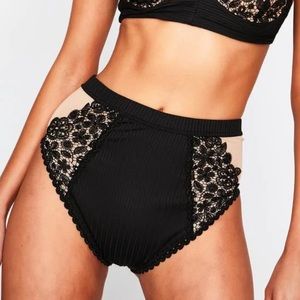 For Love & Lemons - Daisy Lace Hi Cut Bikini Bottoms - NWT